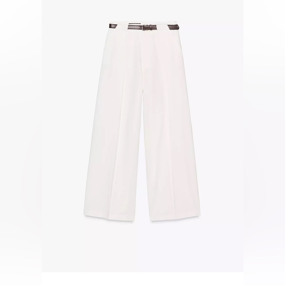 Zara Belted Pleated Pant in size XS - Picture 1 of 11